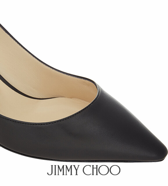 16-17AW ジミーチュウスーパーコピー 【JIMMY CHOO】 ROMY 60 BK レザー ヒールコート